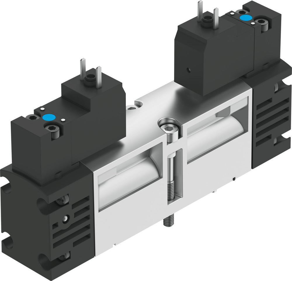 Festo 5/3 Exhausted Air Solenoid Valve Size 26mm ISO 15407-1 1000l/min - 547084