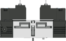 Festo 5/3 NC Air Solenoid Valve Size 18mm ISO 15407-1 450l/min - 547147