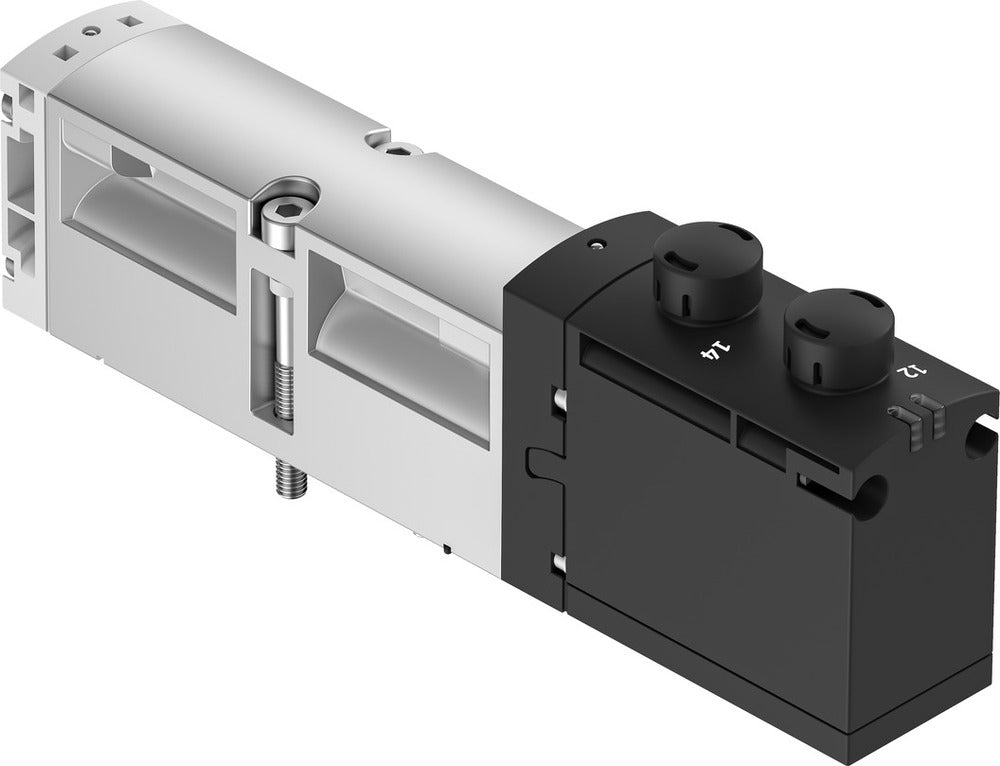 Festo 2x3/2 NO/NC Monostable Air Solenoid Valve Size 26mm ISO 15407-2 900l/min - 8033041