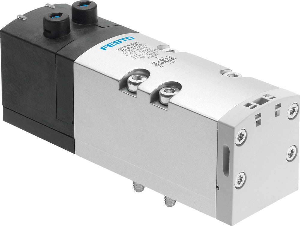 Festo 5/3 NC Air Solenoid Valve Size 1 ISO 5599-2 1200l/min - 8034811