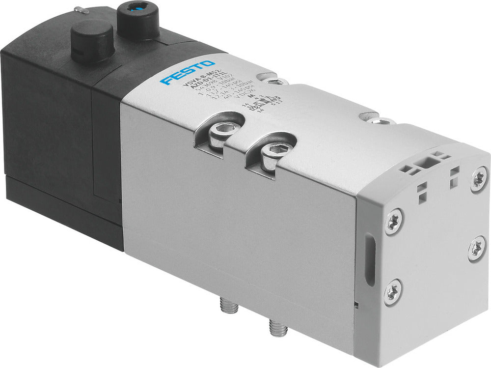 Festo 5/2 Monostable Air Solenoid Valve Size 1 ISO 5599-2 1300l/min - 8034807