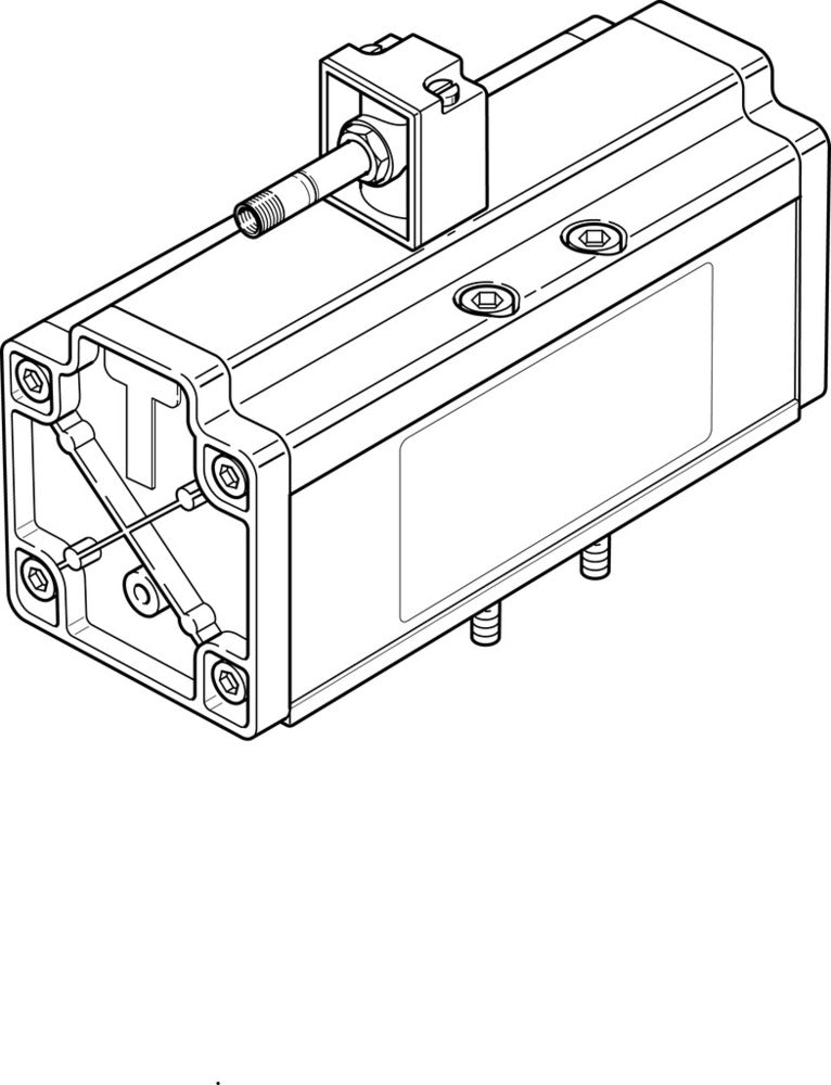 Festo 5/2 Monostable Air Solenoid Valve Size 4 ISO 5599-1 6000l/min - 14544