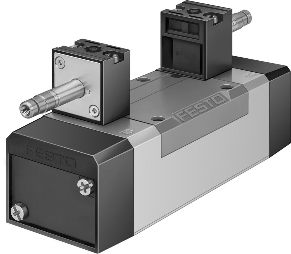 Festo 5/3 Pressurized Air Solenoid Valve Size 1 ISO 5599-1 1200l/min - 159684