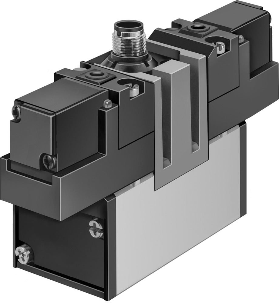 Festo 5/3 Exhausted Air Solenoid Valve Size 3 ISO 5599-1 4600l/min - 184511