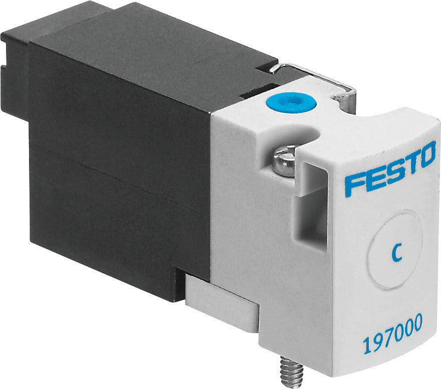 Festo 2/2 NC Monostable Air Solenoid Valve Sub-base 14l/min -0.9 - 2bar/-13 - 29psi - 197037