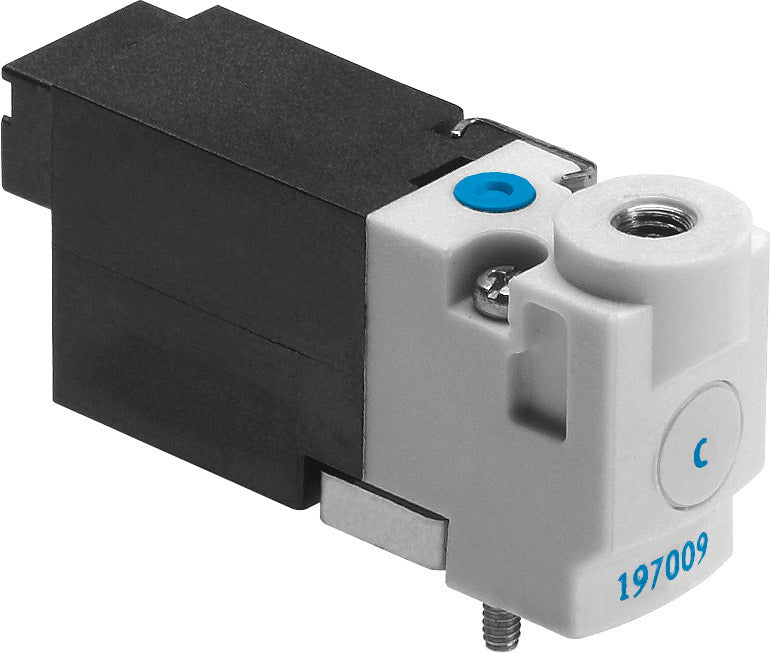 Festo 3/2 NO Monostable Air Solenoid Valve M3 10l/min 0 - 6bar/0 - 87psi - 197027