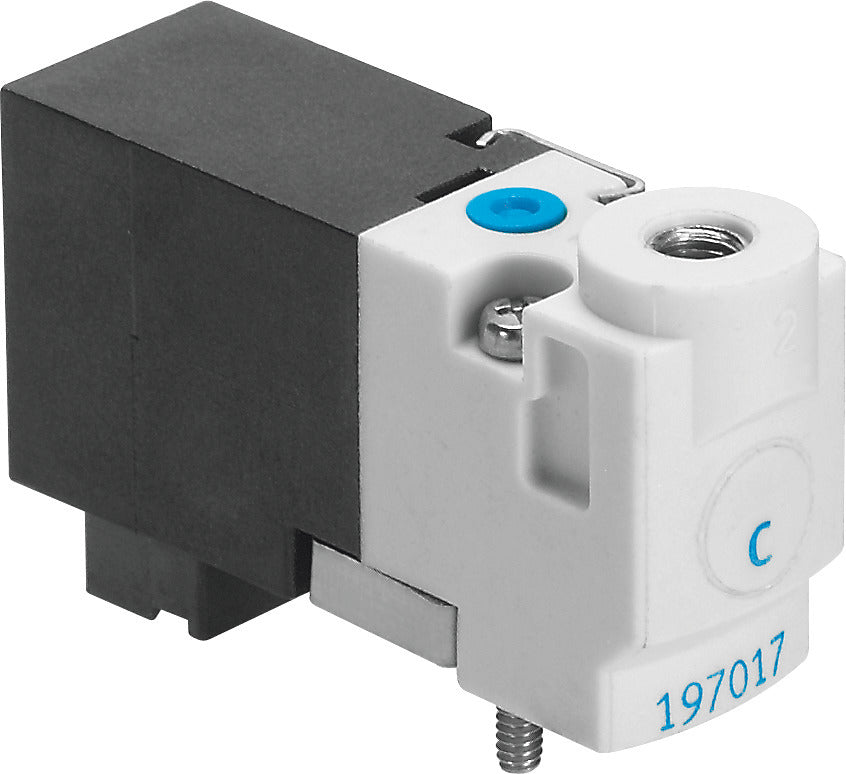 Festo 3/2 NO Monostable Air Solenoid Valve M3 10l/min 0 - 6bar/0 - 87psi - 197034