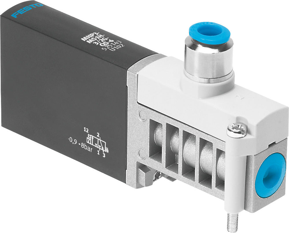 Festo 3/2 NC Monostable Air Solenoid Valve Sub-base 200l/min -0.9 - 8bar/-13 - 116psi - 525142