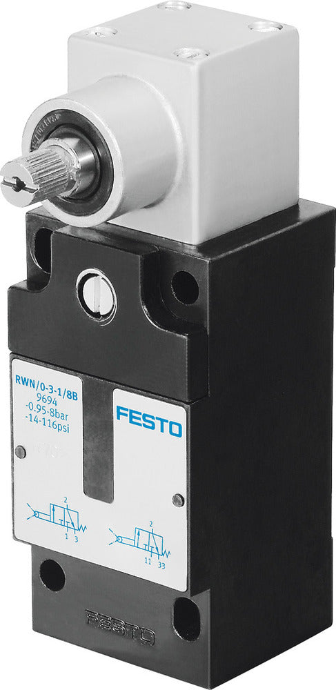 Festo 3/2 NO/NC Monostable Pneumatic Limit Valve G1/8 120l/min - 9694