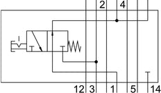 Festo Vertical Pressure Shut-Off Plate - 549103