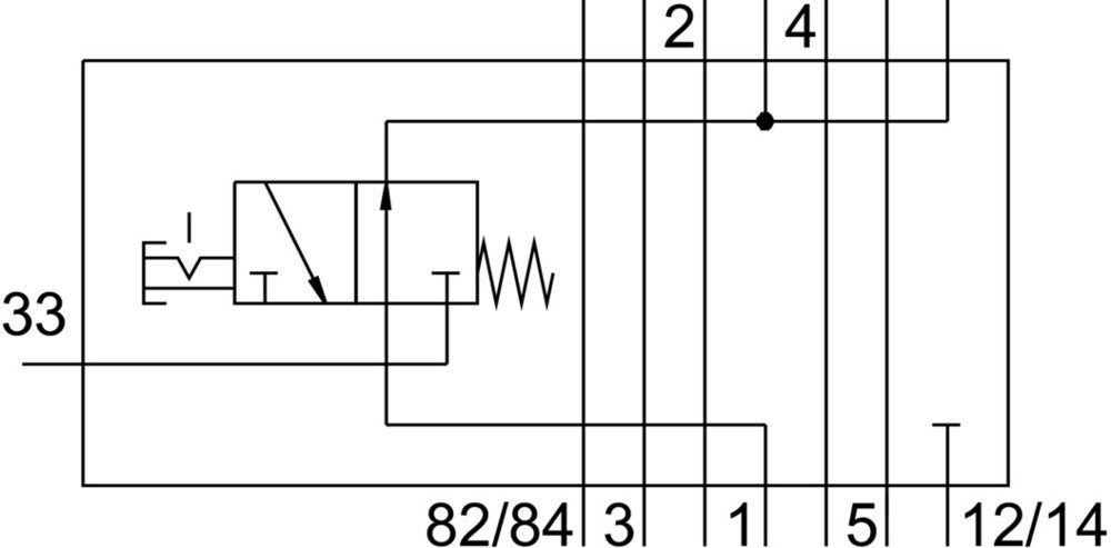 Festo Vertical Pressure Shut-Off Plate - 543602