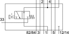 Festo Vertical Pressure Shut-Off Plate - 543602