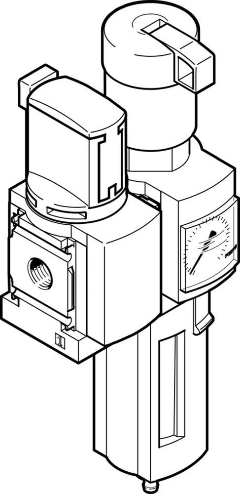 Festo Air Preparation Unit G1/2'' 0.5-7bar 5500l/min 40µm - 8042672