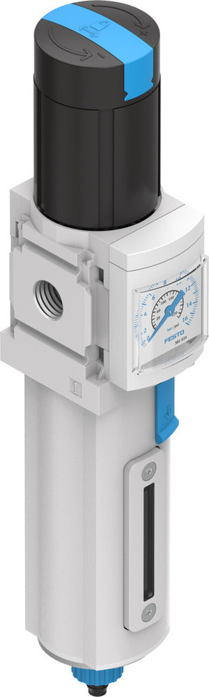 Festo Compressed Air Filter Regulator G1/4'' 0.5-12bar 1500l/min 40µm - 535722