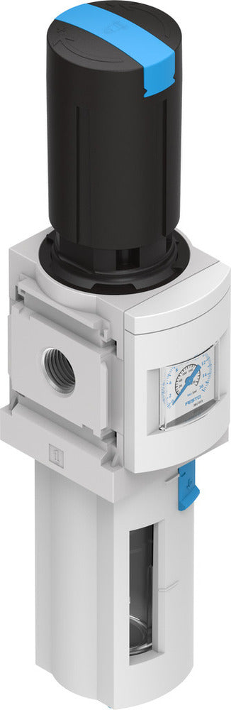 Festo Compressed Air Filter Regulator G1/4'' 0.5-12bar 2200l/min 5µm - 529204