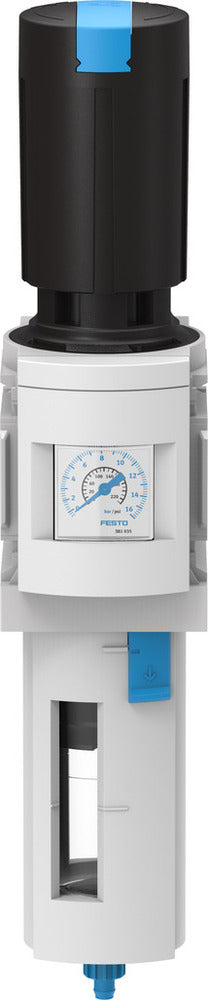Festo Compressed Air Filter Regulator G1/4'' 0.3-7bar 2700l/min 5µm - 529196