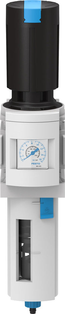 Festo Compressed Air Filter Regulator G1/2'' 0.3-7bar 6200l/min 40µm - 529182