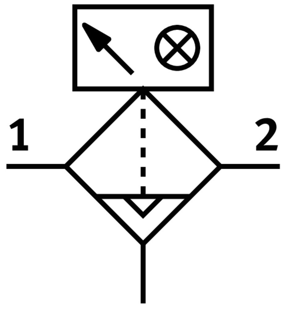 Festo Micro Filter G1/4'' 2-12bar 740l/min 0.01µm Midi - 532856