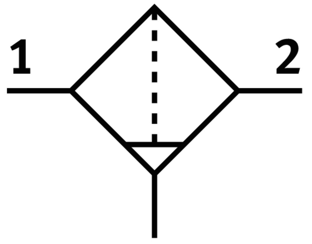 Festo Compressed Air Filter G3/8'' 0-16bar 2700l/min 40µm Midi - 159576