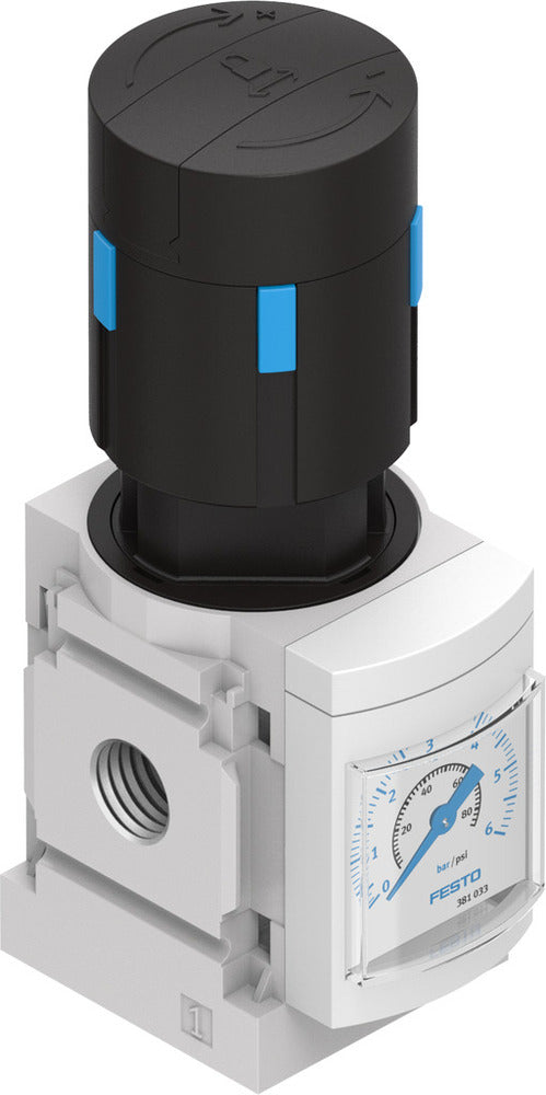 Festo Compressed Air Pressure Regulator G1/4'' 0.3-4bar 2100l/min - 529415