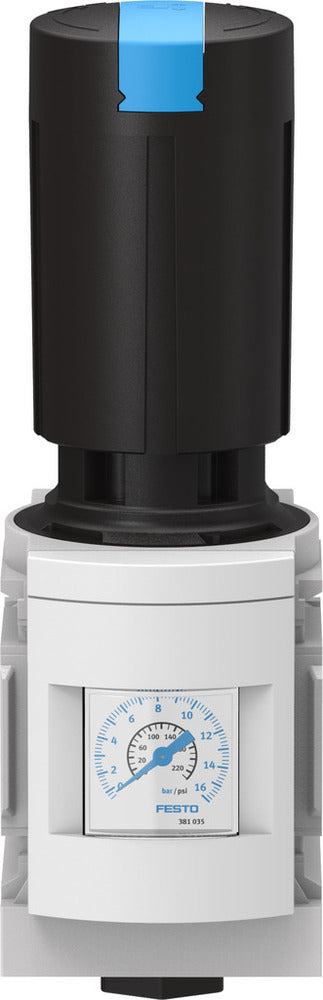Festo Compressed Air Pressure Regulator G3/8'' 0.3-4bar 5500l/min - 530001