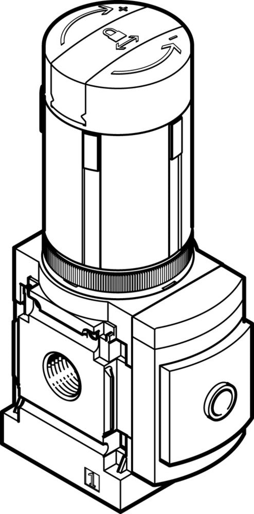 Festo Pressure Regulator G1/2'' 0.5-12bar 5500l/min - 530332