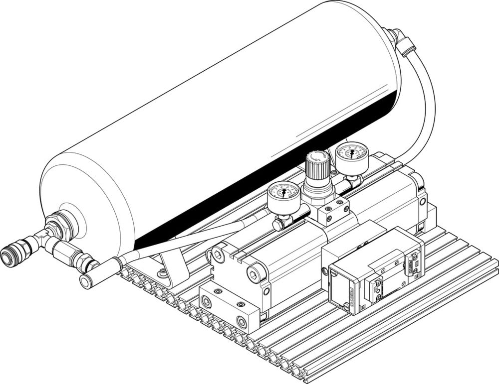 Festo Pressure Booster QS-12 Inlet 2-8/Outlet 4-10bar - 552934