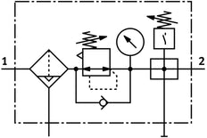 Festo Air Preparation Unit G3/4'' 0.5-12bar 9400l/min 40µm Maxi - 185766