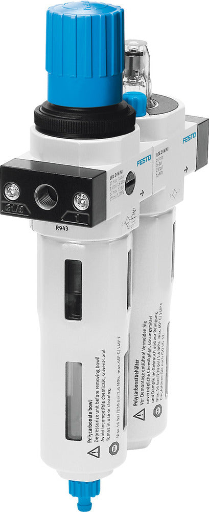 Festo Air Preparation Unit G1/8'' 0.5-7bar 800l/min 40µm Mini - 192630