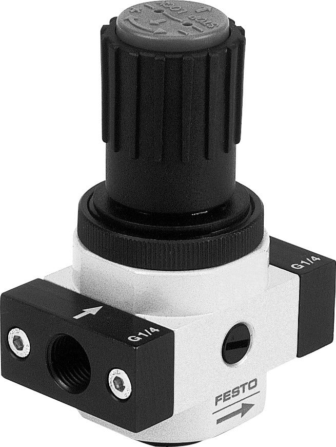 Festo Compressed Air Pressure Regulator G1/8'' 0.5-7bar 1000l/min Mini - 162598