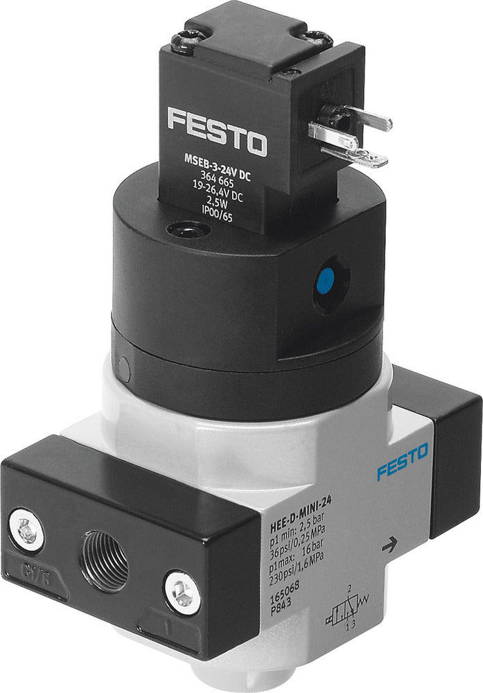 Festo Shut Off Valve G1/8'' 2.5-16bar 1000l/min Mini - 165070