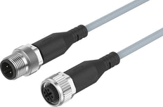 Festo Connecting Cable M12x1/M8x1 A-coded EN 61076-2-101 2.5m - 554034