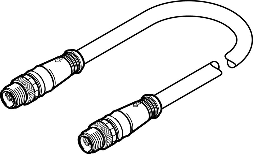 Festo Connecting Cable Hybrid Plug M12x1 1m - 564191