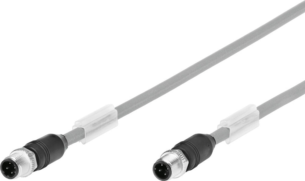 Festo Connecting Cable Plug M12x1 D-coded EN 61076-2-101 3m - 8040448