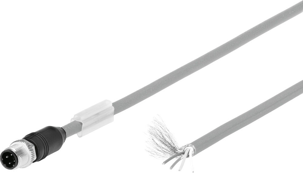 Festo Connecting Cable Plug M12x1 D-coded EN 61076-2-101 5m - 8040456