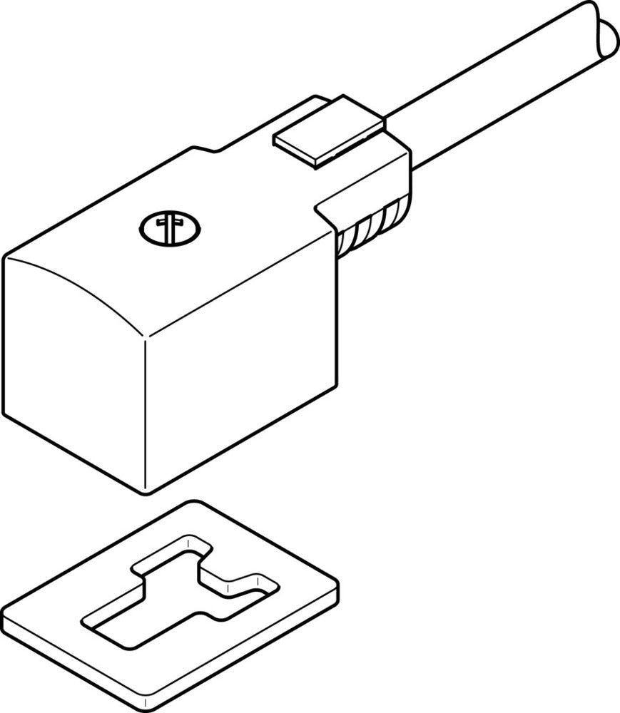 Festo Plug Socket With Cable Form B 2.5m - 30939