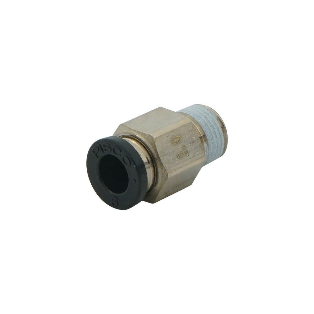 6mm - R1/8" 1.3mm Straight Orifice Fitting [10 Pieces]