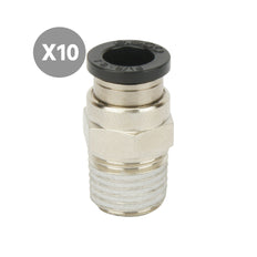 8mmxR1/4'' Straight Push Fit [10 pieces]