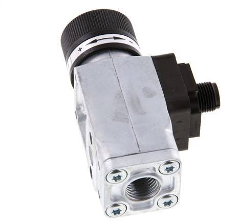 0.2 to 2bar SPDT Zinc Die-Cast Pressure Switch G1/4'' 250VAC 4-pin M12 Connector