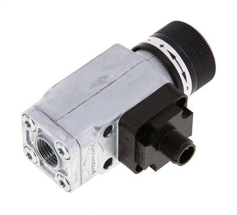 0.5 to 8bar SPDT Zinc Die-Cast Pressure Switch G1/4'' 250VAC 4-pin M12 Connector