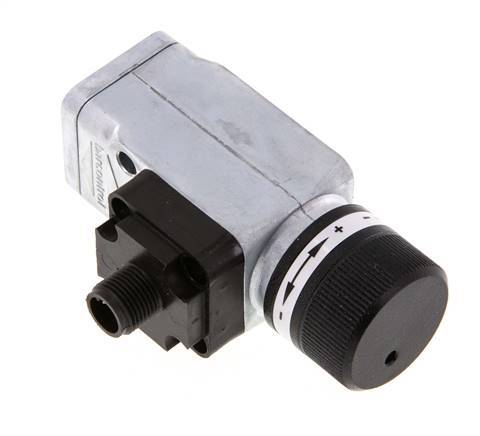 0.5 to 8bar SPDT Zinc Die-Cast Pressure Switch G1/4'' 250VAC 4-pin M12 Connector