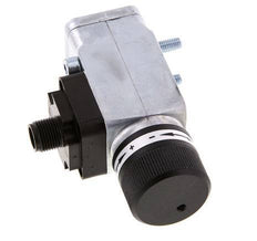 0.5 to 8bar SPDT Zinc Die-Cast Pressure Switch Flange 250VAC 4-pin M12 Connector