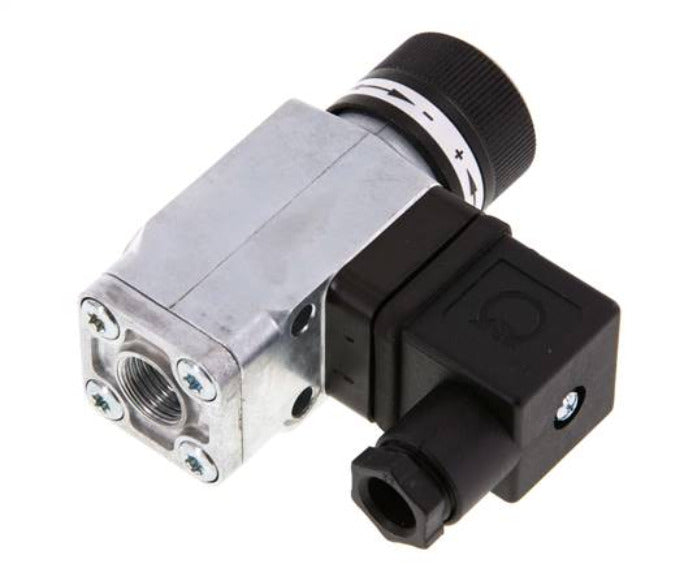 -0.85 to -0.15bar SPDT Zinc Die-Cast Vacuum Switch G1/4'' 250VAC DIN-A Connector
