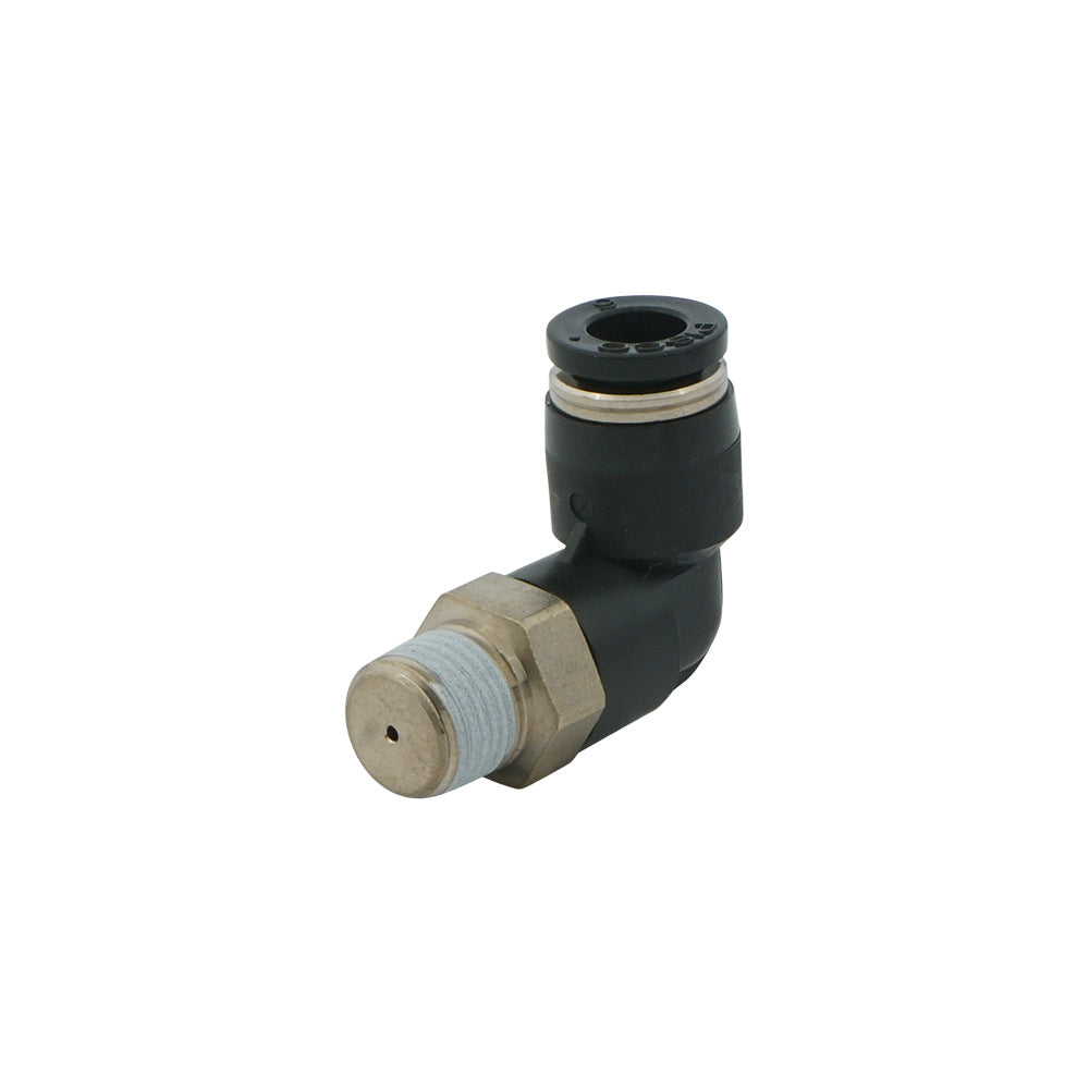 8mm - R1/8" 1.3mm Elbow Orifice Fitting