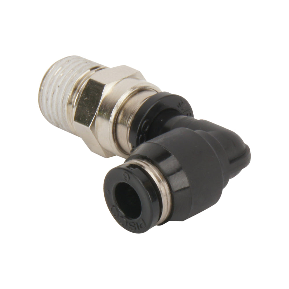 8x6mm Plug-in Elbow Fit [10 Pieces]