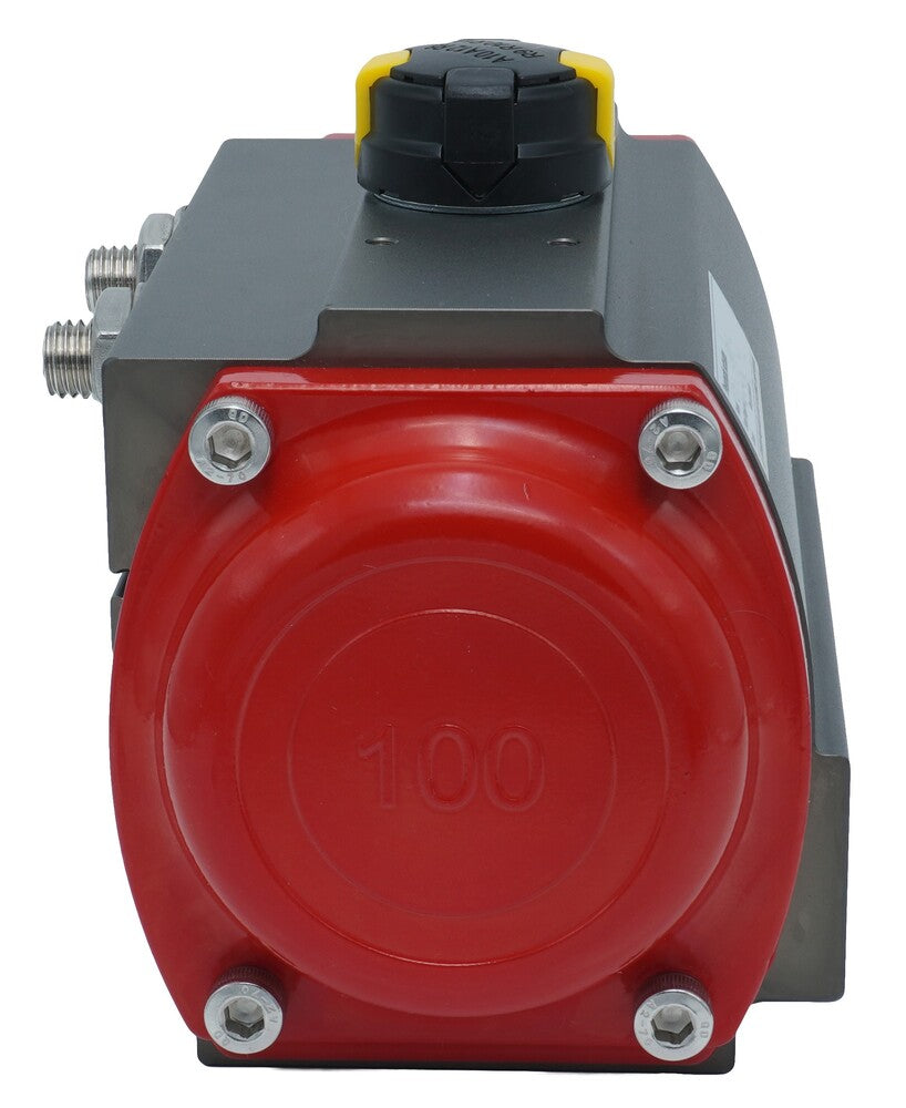 Pneumatic Actuator Rack & Pinion Double Acting 236.5Nm @ 6bar F07/F10 NPT Threads - PR08D-N