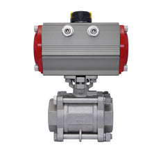 Pneumatic Ball Valve G3'' Stainless Steel Spring Opening
