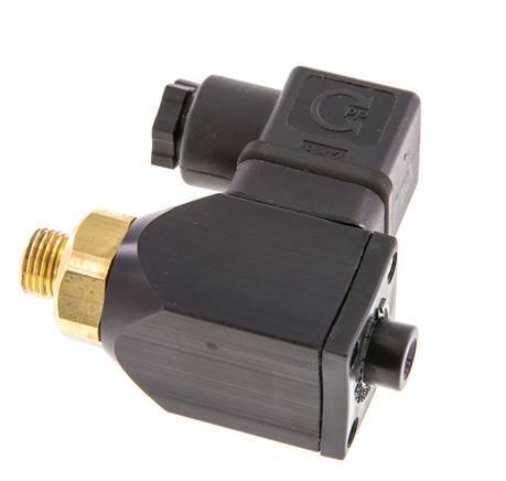 -0.98 to -0.2bar SPDT Aluminium Vacuum Switch G1/4'' 250VAC DIN-A Connector