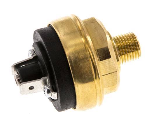 0.2 to 2bar NC Brass Pressure Switch M10 42VAC/DC Flat Connector