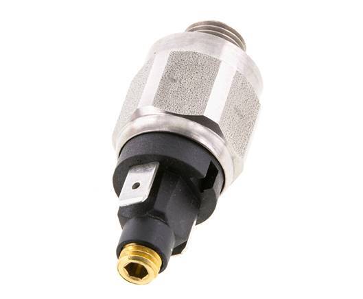 1 to 10bar NO Stainless Steel Pressure Switch G1/4'' 42VAC Flat Connector